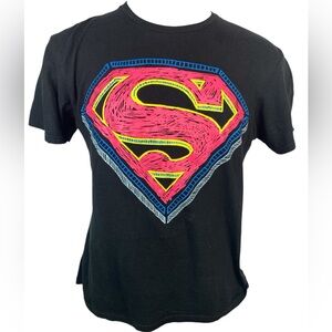 DC Comics Superman logo Short Sleeve T Shirt Women’s Large